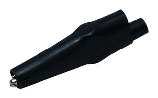 MUELLER ELECTRIC BU-63-0 ALLIGATOR CLIP, STEEL, 10A, 7.9MM, BLK