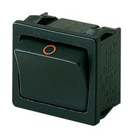 MARQUARDT 01802.1121-02 ROCKER SWITCH, DPST, 12A, 250VAC, BLACK