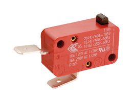 MARQUARDT 01005.1204-02 MICROSWITCH, PLUNGER, SPST-NO, 10A, 250V