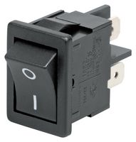 MARQUARDT 01852.1128-00 ROCKER SWITCH, DPST, 4A, 250VAC, BLACK