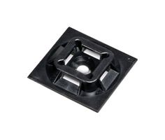 PANDUIT ABM100-AT-C0 CABLE TIE MOUNT, NYLON 6.6, BLACK, PK100