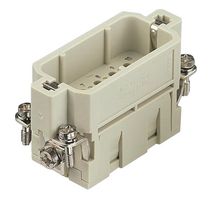 HARTING 09200103001 RECTANGULAR HAN INSERT, PLUG 10 POSITION