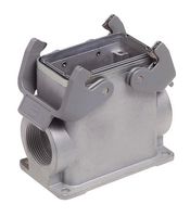 HARTING 19628100272 HEAVY DUTY HOUSING, 10B, 2 LEVER, ALUM