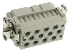 HARTING 09320123101 HEAVY DUTY INSERT, RCPT, 12+2SIG, 6MM2