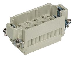 HARTING 09320123001 HEAVY DUTY INSERT, PLUG, 12+2SIG+PE