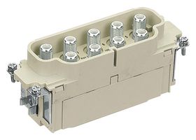 HARTING 09380082653 HEAVY DUTY INSERT, PLUG, 8POS, 25MM2