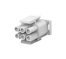 AMP - TE CONNECTIVITY 1-480704-0 HOUSING, PLUG, DUAL ROW, 6 WAY, NYLON