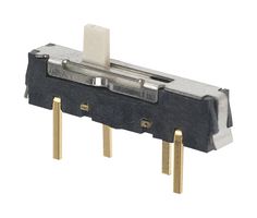 NIDEC COMPONENTS CSS-1300MC SLIDE SWITCH, SP3T, 0.1A, 12VDC, TH