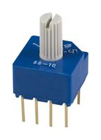 NIDEC COMPONENTS SS-10-15SP-LE ROTARY SWITCH, SP5T, 0.1A, 5VDC, TH