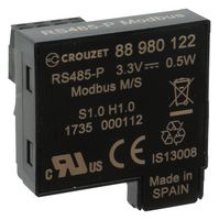CROUZET 88980122 MODBUS RS485 INTERFACE, BLACK, PLC