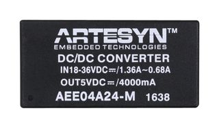 ARTESYN / ADVANCED ENERGY AEE02BB12-M DC-DC CONVERTER, MEDICAL, 2 O/P, 20W