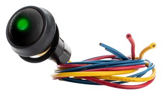 ITW SWITCHES 59-531G PB SW, ILLUM, SPST-NO-DB, GRN, 0.4A, 32V