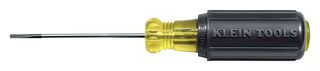 KLEIN TOOLS 612-4 SCREWDRIVER, SLOTTED, SIZE 3.2MM, 196MM