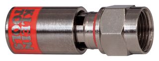 KLEIN TOOLS VDV812-615 RF COAXIAL, F PLUG, CABLE MOUNT, PK10