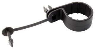 PANDUIT PC038-H25D-C0 CABLE CLAMP, PA 6.6, 9.5MM, BLACK, PK100