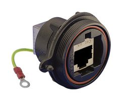 BULGIN LIMITED PX0893/E COUPLER, RJ45 JACK, 8POS, CAT6A, PANEL