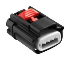 APTIV / DELPHI 15514524 HOUSING CONN, RCPT, 4POS, PBT GF, BLACK