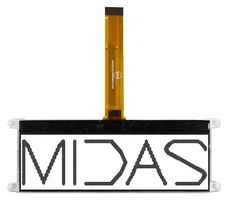 MIDAS DISPLAYS MCCOG240064F6W-FPTLW LCD MODULE, WHITE, 240 X 64P, COB, 3.3V