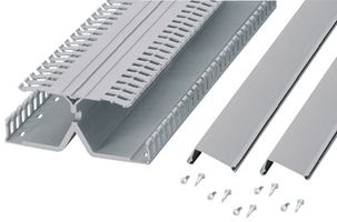 PANDUIT DRD22LG6 PANELMAX DIN RAIL WIRING DUCT, PVC, 2.