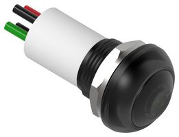 TE CONNECTIVITY - ALCOSWITCH PB6B2FM2M1CAL03S500 PB SW, SPST, 0.4A, 32V, RED, WIRE LEADED