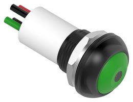 TE CONNECTIVITY - ALCOSWITCH PB6B2FM6M1CAL03S500 PB SW, SPST, 0.4A, 32V, RED, WIRE LEADED