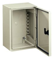 SCHNEIDER ELECTRIC NSYPLM32G ENCLOSURE W/DOOR, WALL MNT, ABS/PC, GRY