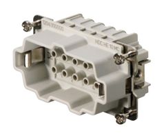 WEIDMULLER HDC HE 10 MC HEAVY DUTY INSERT, PLUG, 10+PE, 20-12AWG