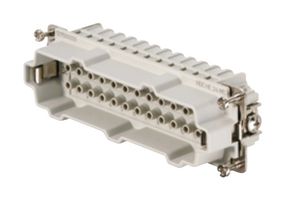 WEIDMULLER HDC HE 24 MC HEAVY DUTY INSERT, PLUG, 24+PE, 20-12AWG