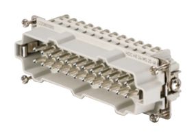 WEIDMULLER HDC HE 24 MS 25-48 HEAVY DUTY INSERT, PLUG, 48+PE, 20-14AWG