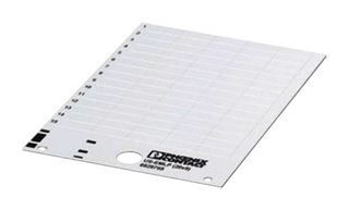 PHOENIX CONTACT 0828795 LABEL, PVC, WHITE, 9MM X 20MM