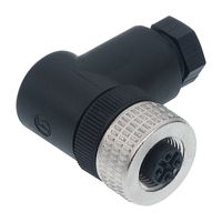 HIRSCHMANN ELWIKA 5012 PG9 SENSOR CONNECTOR, M12, RCPT, 5POS, CABLE