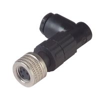 HIRSCHMANN ELWIKA 4008 V SENSOR CONNECTOR, M8, RCPT, 4POS, CABLE