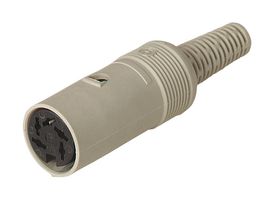 HIRSCHMANN MAK 50 DIN AUDIO/VIDEO CONN, JACK, 5POS, PE
