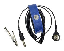 SCS 4650 WRIST BAND, ADJUSTABLE, SNAP, BLUE