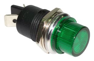 MULTICOMP PRO MCR9-124LB-01-G LED INDICATOR, GRN, 16.2MM, 0.02A, 12VDC