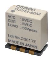 OMRON ELECTRONIC COMPONENTS G3VM-66M MOSFET RELAY, SPDT, 0.4A, 60V, SOLDER