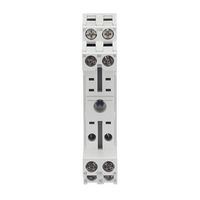 ABB 1SVR405650R1000 RELAY SOCKET, 10A, 250V, DIN RAIL