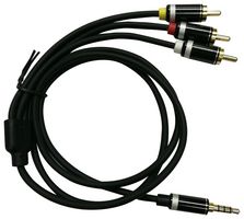 MULTICOMP PRO PS000237 CABLE ASSY, 3.5MM 4P PLUG-3XRCA PLUG, 2M