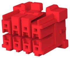 TE CONNECTIVITY 3-1971905-4 CONN HOUSING, HEADER, 8POS, 2ROW, 3.3MM