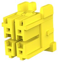TE CONNECTIVITY 4-1971905-2 CONN HOUSING, HEADER, 4POS, 2ROW, 3.3MM