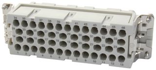 MOLEX 93601-0327 HEAVY DUTY INSERT, RCPT, 46POS, -