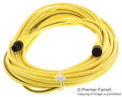 MOLEX 120066-0695 SENSOR CORD, 4P M12 RCPT-PLUG, 10M