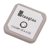 TAOGLAS CGGBP.25.4.A.02 PATCH ANTENNA, 1.602GHZ, 5.48DBI