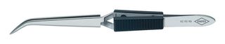 KNIPEX 92 95 90 TWEEZER, BENT/ POINTED, SS, 160MM