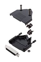 AMPHENOL COMMUNICATIONS SOLUTIONS L17DTPK-P-25+L77HDB44S HD-D SUB CONNECTOR, RCPT, 44POS, SOLDER