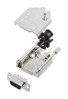 AMPHENOL COMMUNICATIONS SOLUTIONS L17DTZK09+L77SDE09S D SUB CONNECTOR, RCPT, 9POS, SOLDER