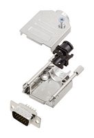 AMPHENOL COMMUNICATIONS SOLUTIONS L17DTZK09+L717HDE15P HD-D SUB CONNECTOR, PLUG, 15POS, SOLDER