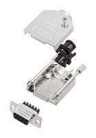 AMPHENOL COMMUNICATIONS SOLUTIONS L17DTZK15+L77DA15SST D SUB CONNECTOR, RCPT, 15POS, SCREW