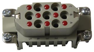 HARTING 09210153106 HEAVY DUTY INSERT, RCPT, 15POS
