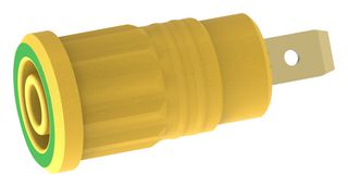 MULTICOMP PRO 72-14250 CONN, BANANA, JACK, 36A, QC, GREEN/YEL